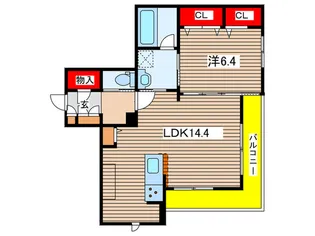リベ-ルII【1階】の間取り
