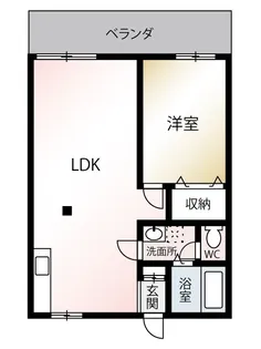 グレープハイムA棟【1階】の間取り