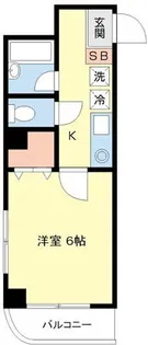 ネオ クリスタルビル ネジメ【4階】の間取り