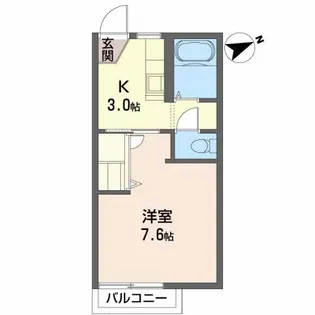 グリーンハイツ小松島【2階】の間取り