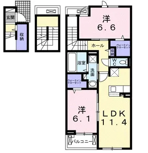 ステラ2 MY【3階】の間取り