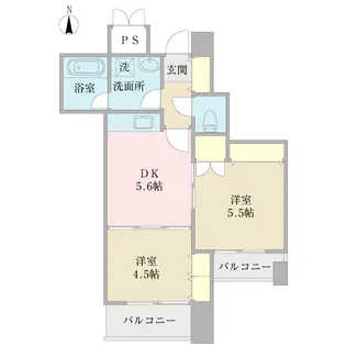 ラピス・I・T【2階】の間取り