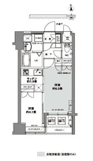 コンフォリア芝公園【5階】の間取り