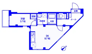 Hareno Villa【3階】の間取り