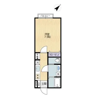 カシェット【1階】の間取り