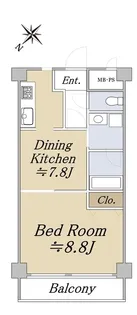 秀和第2田町レジデンス【7階】の間取り