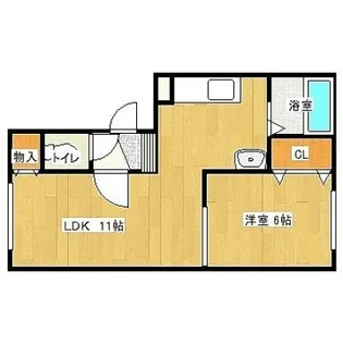 le bonheur B【1階】の間取り