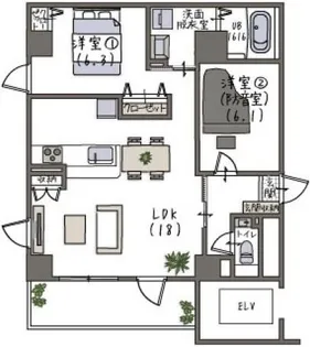 Via蔵用【4階】の間取り