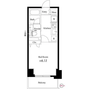 Court Blanche【3階】の間取り