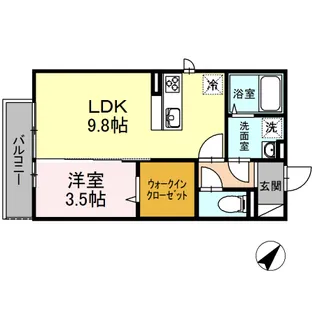 グラン・カオル【2階】の間取り