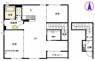 クレセオAKI【2階】の間取り