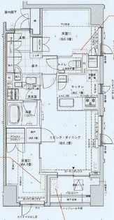 インプレスト八丁堀ル・サンク【12階】の間取り