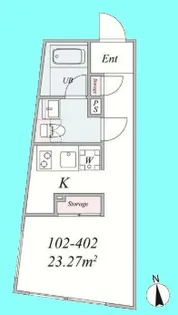 PREAS西大井【2階】の間取り