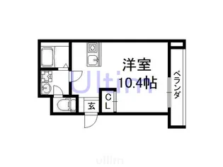 シモムラビル【3階】の間取り