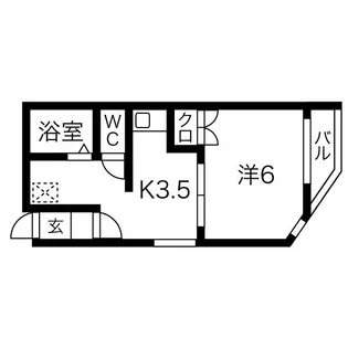 ル・照【1階】の間取り