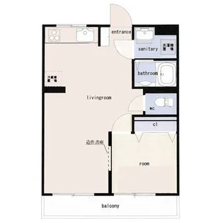 ベルメゾン武笠【3階】の間取り