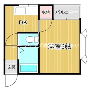 ハイインペリアルB棟【2階】の間取り