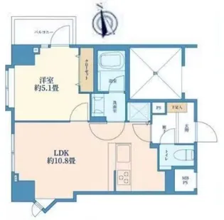 べルジュール大塚【4階】の間取り