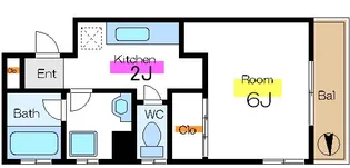 レイパレス【5階】の間取り