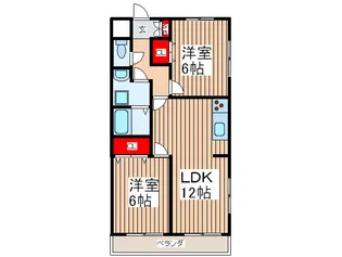 パークヒルK【1階】の間取り