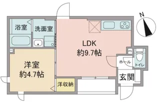 カーサ フェリズ【1階】の間取り