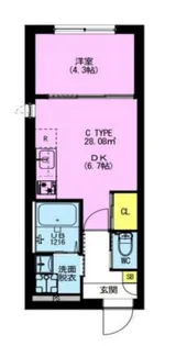 ADORE URBAN北赤羽【2階】の間取り