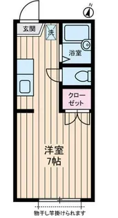 アネスタ赤羽【2階】の間取り