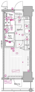 ガーラ・グランディ川崎榎町【9階】の間取り
