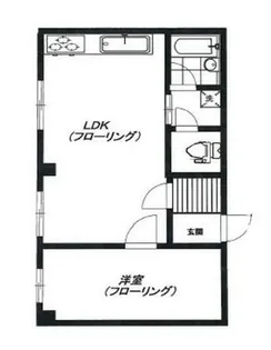 ミレーヌ東麻布【4階】の間取り