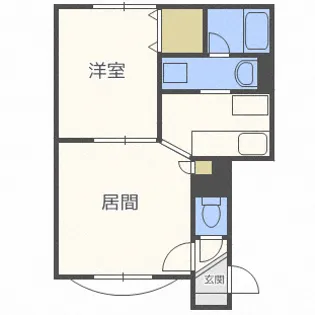 ノーデンハウス【4階】の間取り