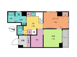 須藤ハイツ【5階】の間取り
