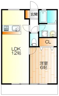 アネットハイツA【1階】の間取り