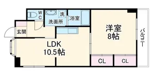 ジュネス青山【3階】の間取り