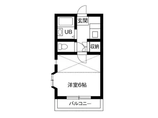 ウイングコーポ春日【2階】の間取り