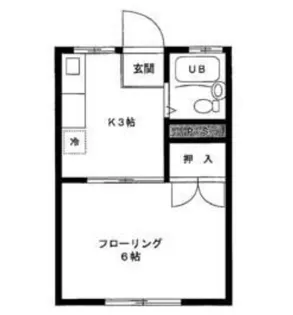 サンハイム【1階】の間取り