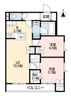 アプリコット大泉学園【3階】の間取り