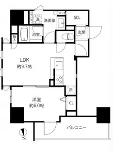 プレール ドゥーク浅草橋【7階】の間取り