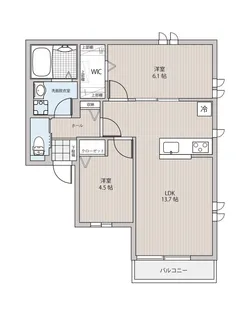 Kailua【2階】の間取り