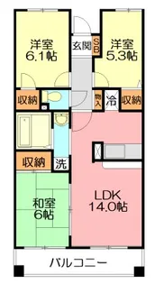 ソシアプラザ【1階】の間取り