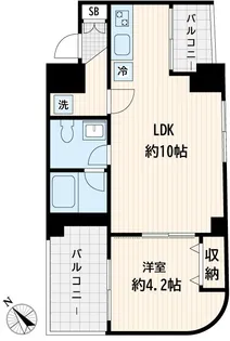 GranDuo小石川【7階】の間取り