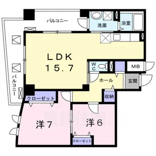 スローハス コート【3階】の間取り