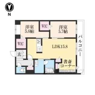 ShaMaisonLeaLani【2階】の間取り