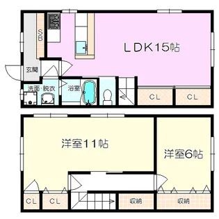 Renostyle塚口【1階】の間取り