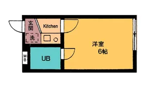 ハイムプリマヴェーラ栗原【2階】の間取り