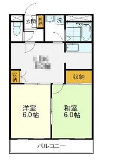 パークハイツI【3階】の間取り