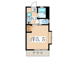 G・Aヒルズ港南中央【1階】の間取り