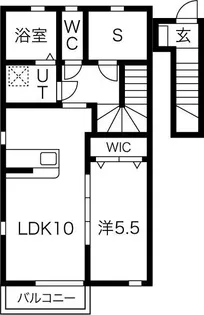 Porano cosmo C棟【2階】の間取り