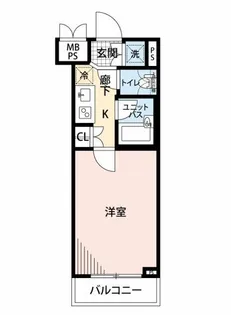 マイナビSTAYミライエ小竹向原【4階】の間取り
