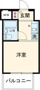 スカイコート下高井戸【12階】の間取り