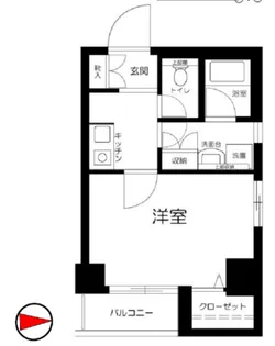 ローズマンションミヤハラ【9階】の間取り